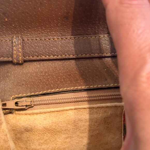 Vintage Gucci Brown Crossbody Bag with Monogram Coated canvas two way bag - Picture 11 of 16